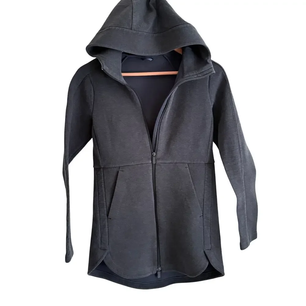 Lululemon Going Places Hooded Jacket 2 XS Navy Blue Sweatshirt Zip Hoodie